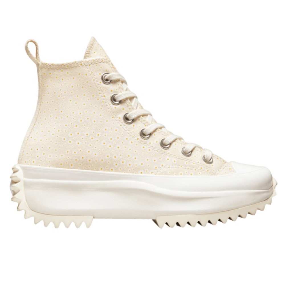 NEW Converse Daisy Flower Print Platform Women Sneakers Shoes White size 7.5